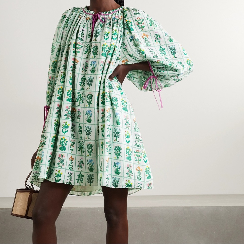 RHODE Sadie Dress in Garden Print Size Small